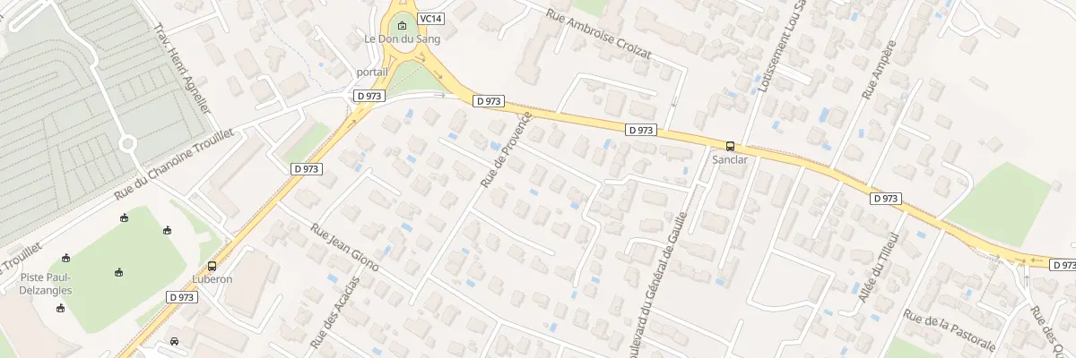 Plan du 28 Rue des Romarins à Pertuis