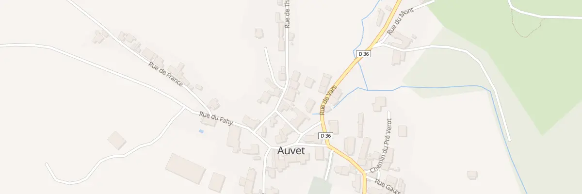 Plan du 6 Rue de Theuley à Auvet-et-la-Chapelotte