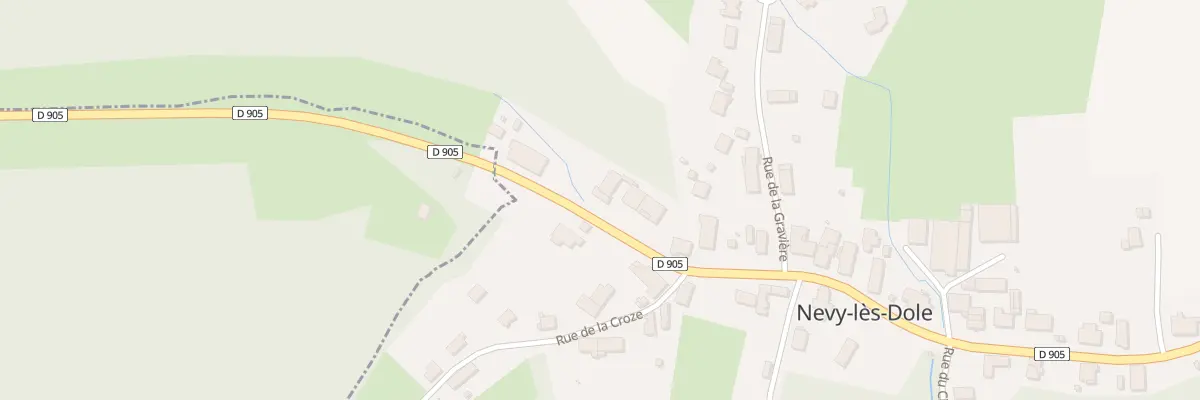 Plan du 4 Rte Nationale à Nevy-lès-Dole