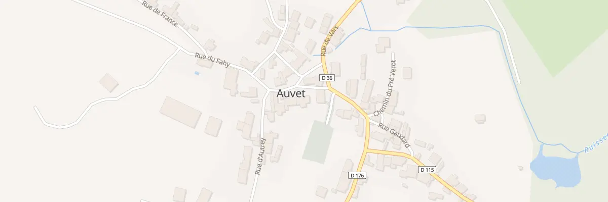 Plan du 3 Rue du Fahy à Auvet-et-la-Chapelotte