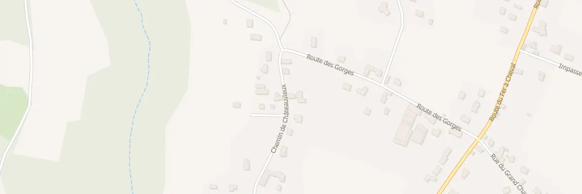 Plan du 85 Che de Châteauvieux à Faverges-de-la-Tour