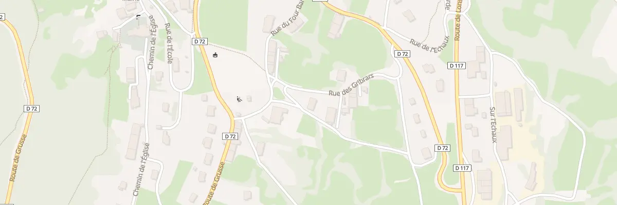 Plan du 2 Rue des Gribars à La Chailleuse