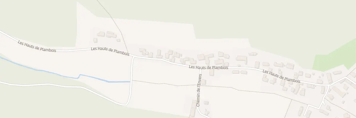 Plan du 610 Vc les Hauts de Plambois à Apprieu