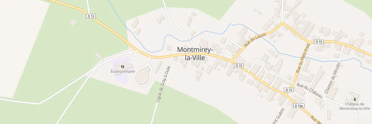 Plan du 27 Rue Alexis Millardet à Montmirey-la-Ville