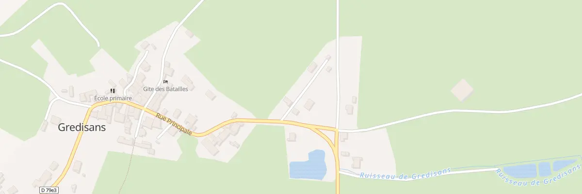 Plan du 21 Rue Principale à Gredisans