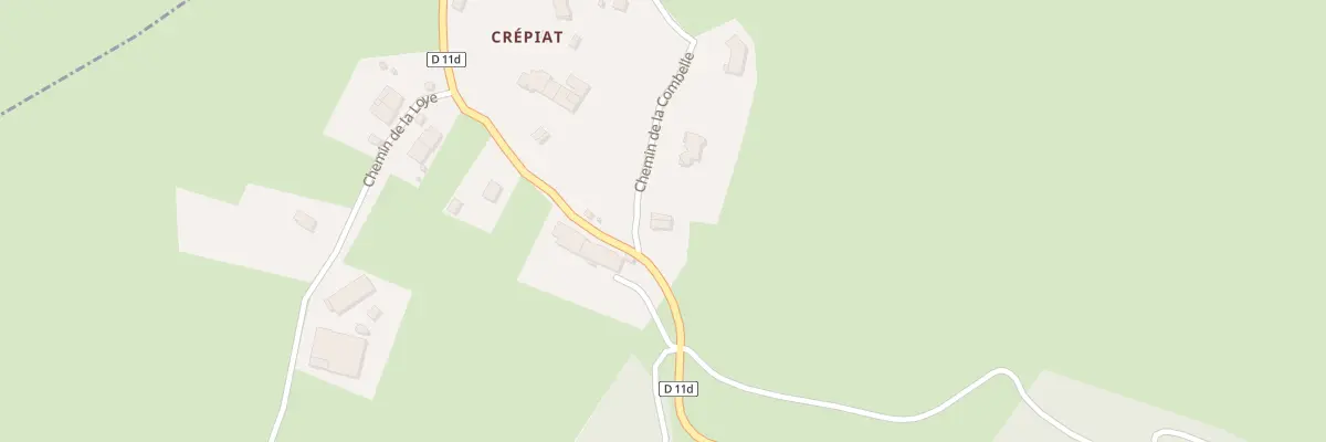 Plan du 30 Che de la Combelle à Nurieux-Volognat
