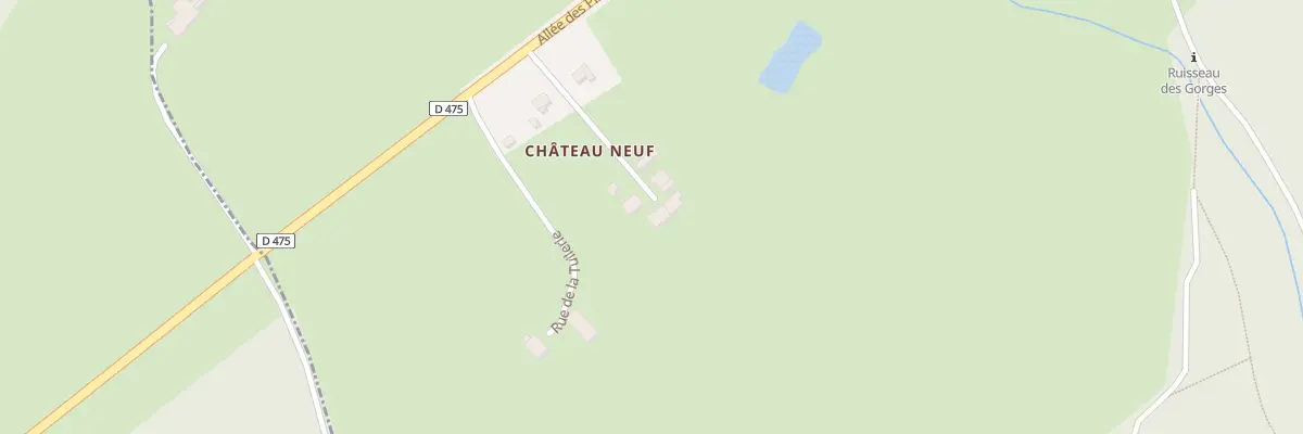 Plan du 2 Imp du Château Neuf à Moissey