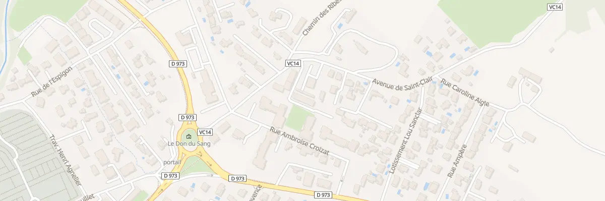 Plan du 230B Av de Saint-Clair à Pertuis