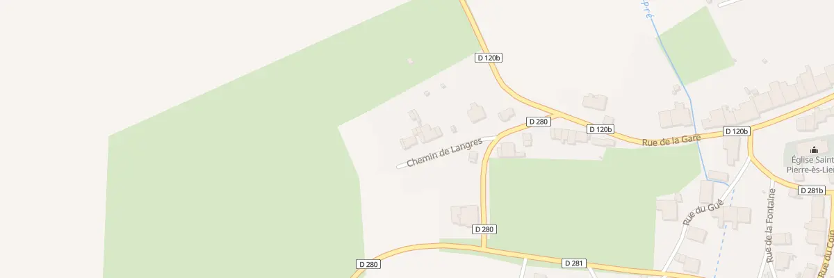 Plan du 6 Che de Langres à Marcilly-en-Bassigny
