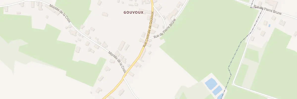 Plan du 5229 Rue Centrale de Gouvoux à Saint-Victor-de-Morestel