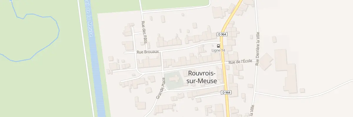 Plan du 12 Gr Grande Rue à Rouvrois-sur-Meuse