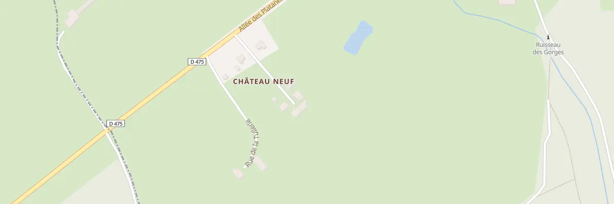 Plan du 1 Imp du Château Neuf à Moissey
