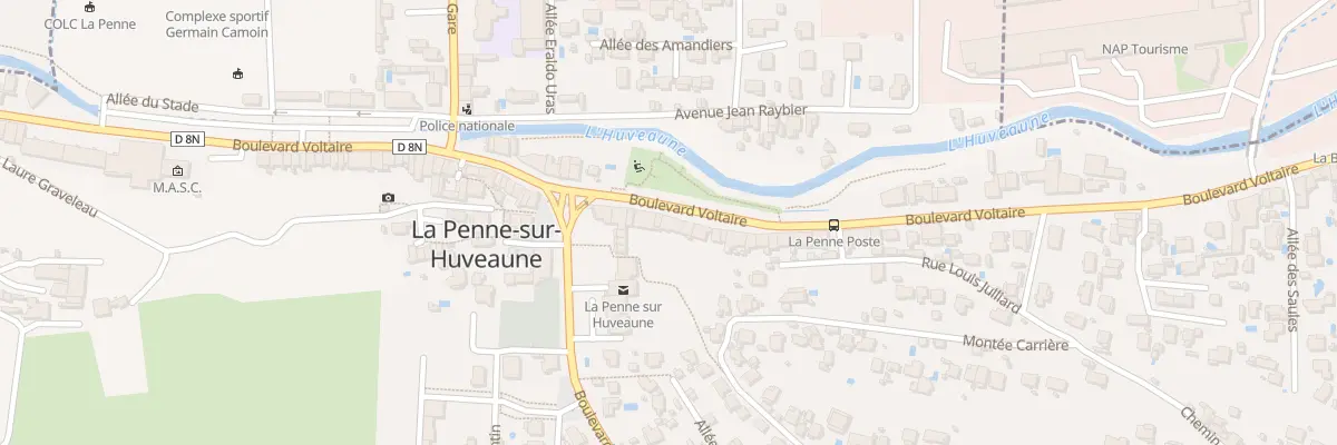 Plan du 160 Bd Voltaire à La Penne-sur-Huveaune