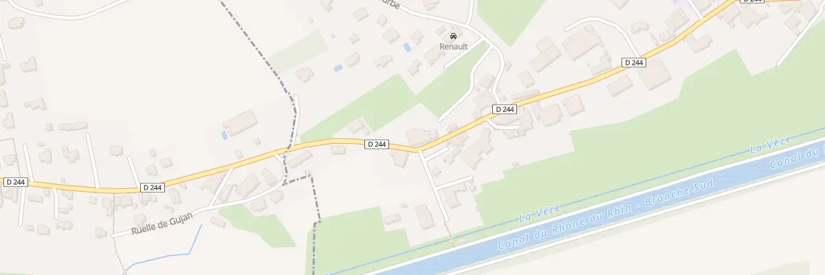 Plan du 7 Grande Rue à Brevans