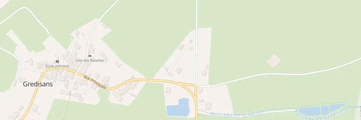 Plan du 23B Rue Principale à Gredisans