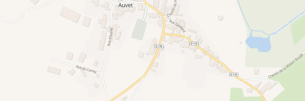 Plan du 30 Rue Grande Rue à Auvet-et-la-Chapelotte