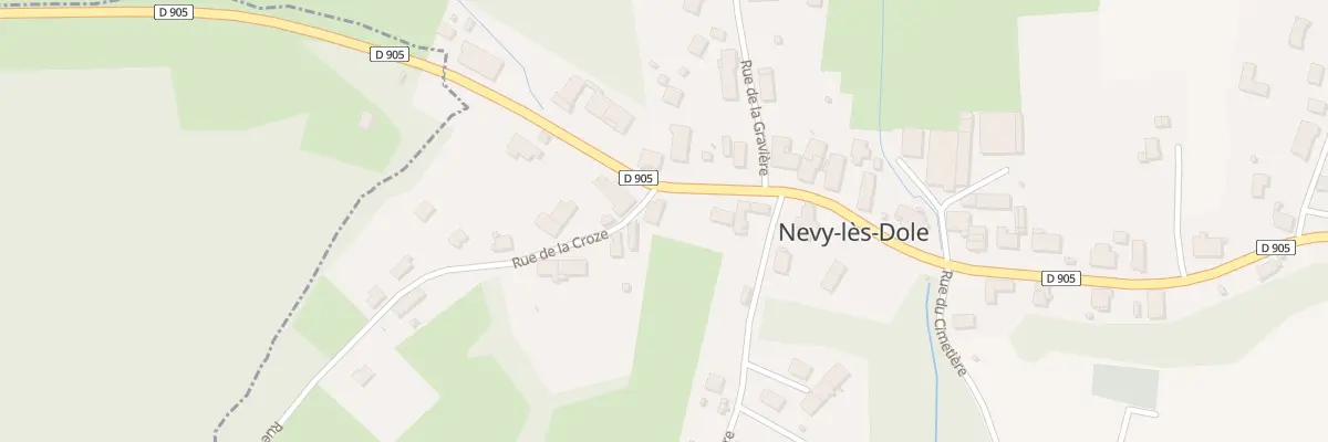Plan du 7 Rte Nationale à Nevy-lès-Dole