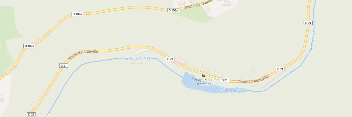 Plan du 8 Rte d’Hauteville à Tenay