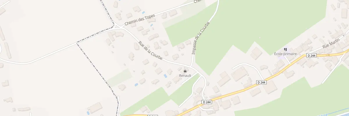 Plan du 10 Rue de la Courbe à Brevans