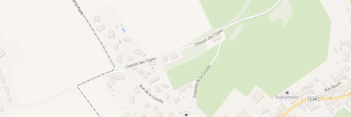Plan du 6 Che Topes à Brevans