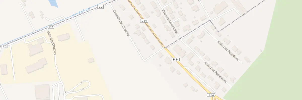 Plan du 11 Rue du Colonel de Cheron à Chauvoncourt