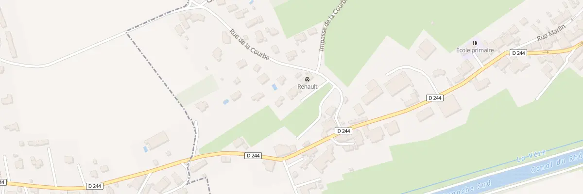 Plan du 9 Rue de la Courbe à Brevans