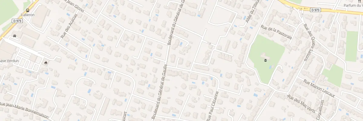 Plan du 29 Rue Paul Cézanne à Pertuis