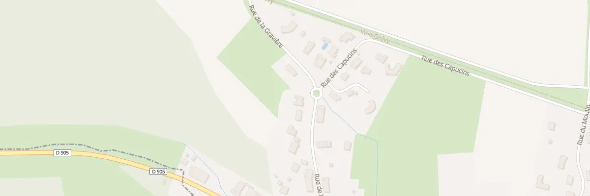 Plan du 12 Rue de la Gravière à Nevy-lès-Dole