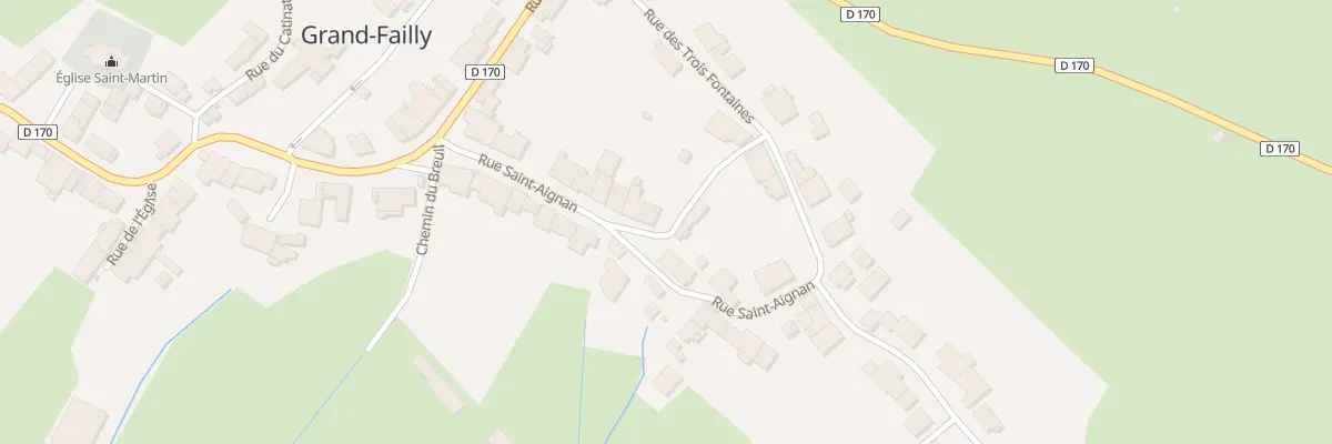 Plan du 13 Rue St Aignan à Grand-Failly
