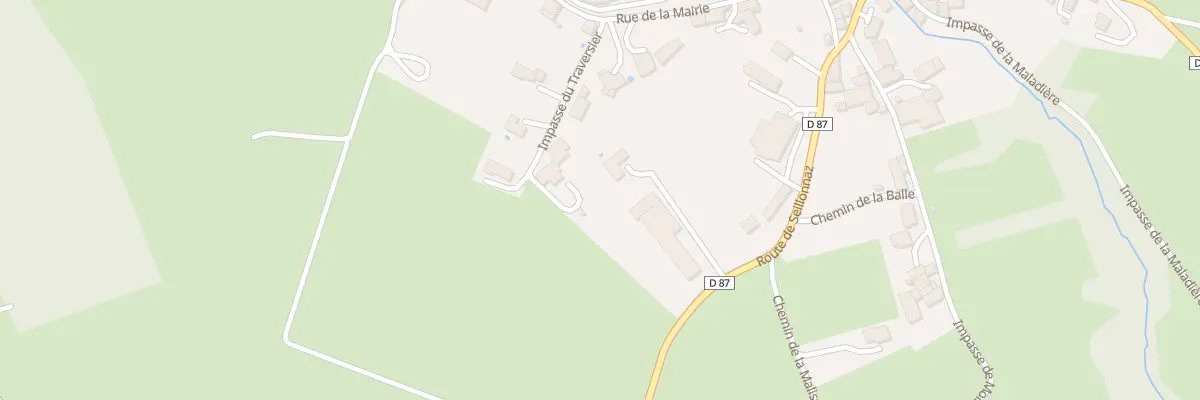Plan du 100 Imp du Traversier à Lompnas