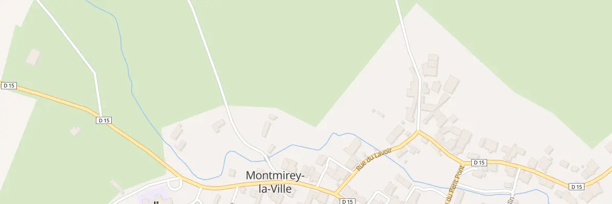 Plan du 1 Che du Repos à Montmirey-la-Ville