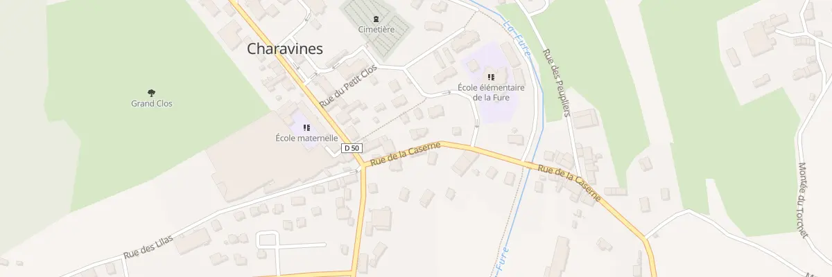 Plan du 65 Rue de la Caserne à Charavines