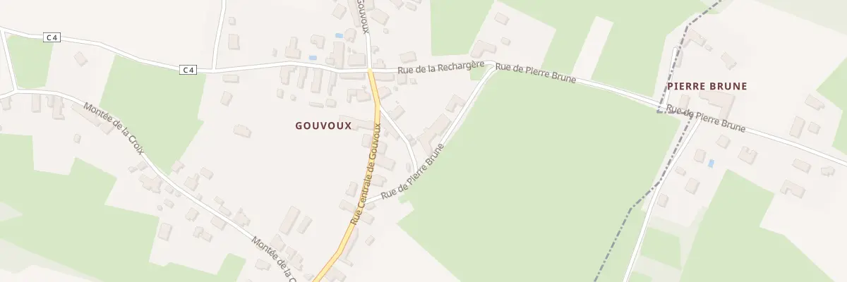 Plan du 5204 Rue de Pierre Brune à Saint-Victor-de-Morestel