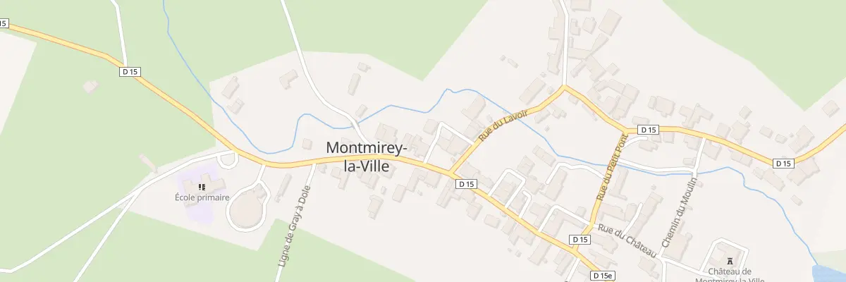 Plan du 8 Rue Alexis Millardet à Montmirey-la-Ville