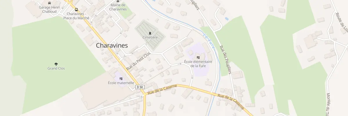 Plan du 235 Rue du Petit Clos à Charavines