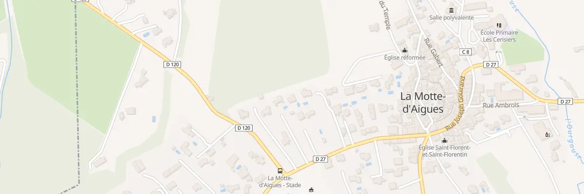 Plan du 6585F Rue Adrien Genty à La Motte-d’Aigues