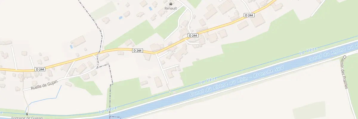 Plan du 20 Grande Rue à Brevans
