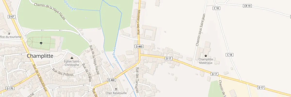 Plan du 1 Rte de Champlitte la Ville à Champlitte