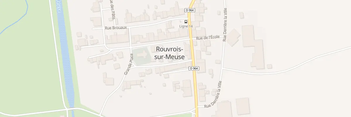 Plan du 2 Rue Gros Didier à Rouvrois-sur-Meuse