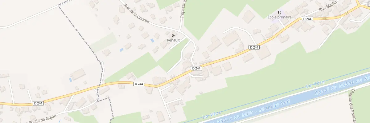 Plan du 3 Rue de la Courbe à Brevans
