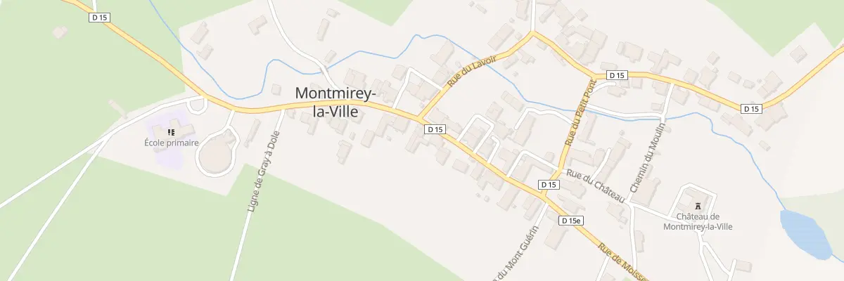 Plan du 13A Rue Alexis Millardet à Montmirey-la-Ville