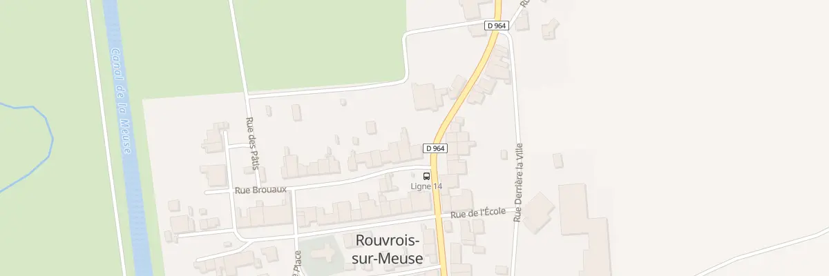 Plan du 13 Rue Principale à Rouvrois-sur-Meuse