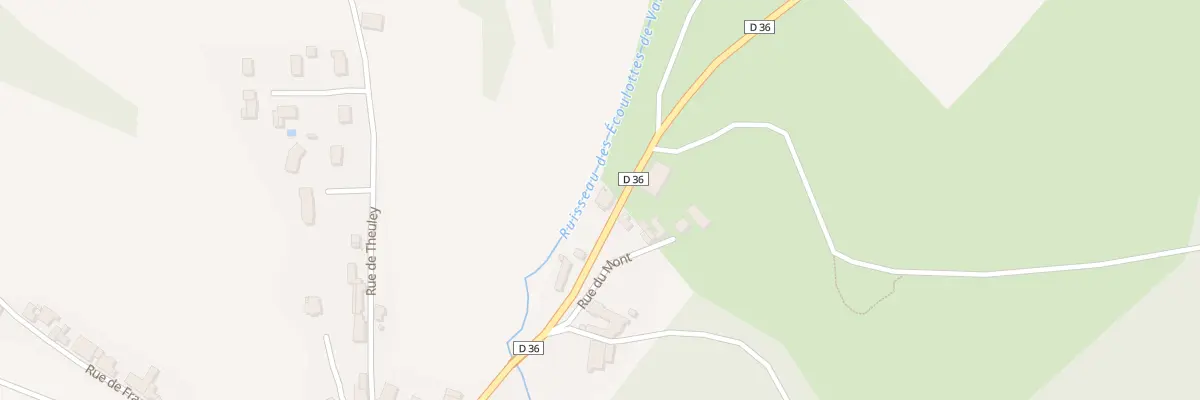 Plan du 2 Rue Grande Rue à Auvet-et-la-Chapelotte
