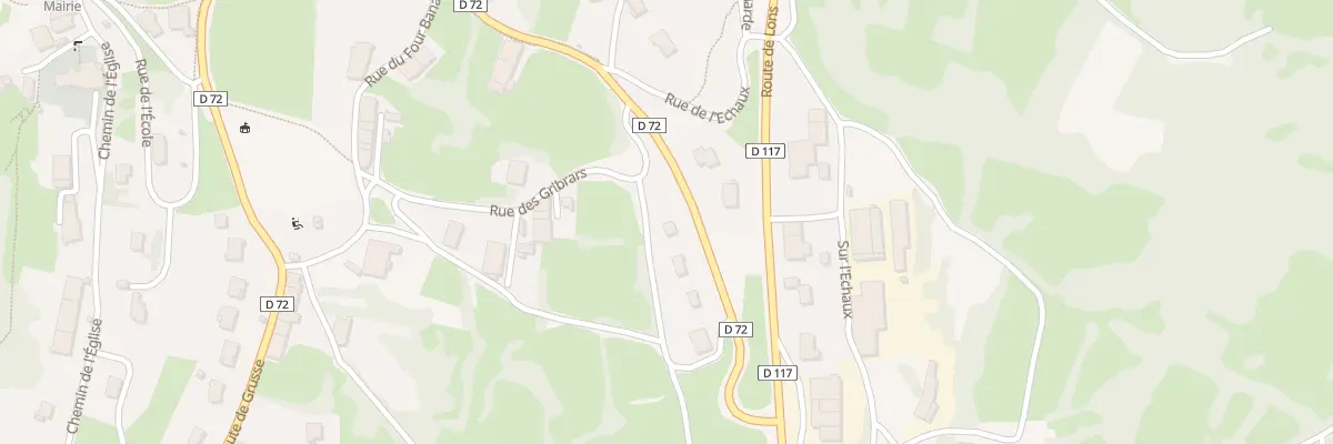 Plan du 12 Rue des Gribars à La Chailleuse