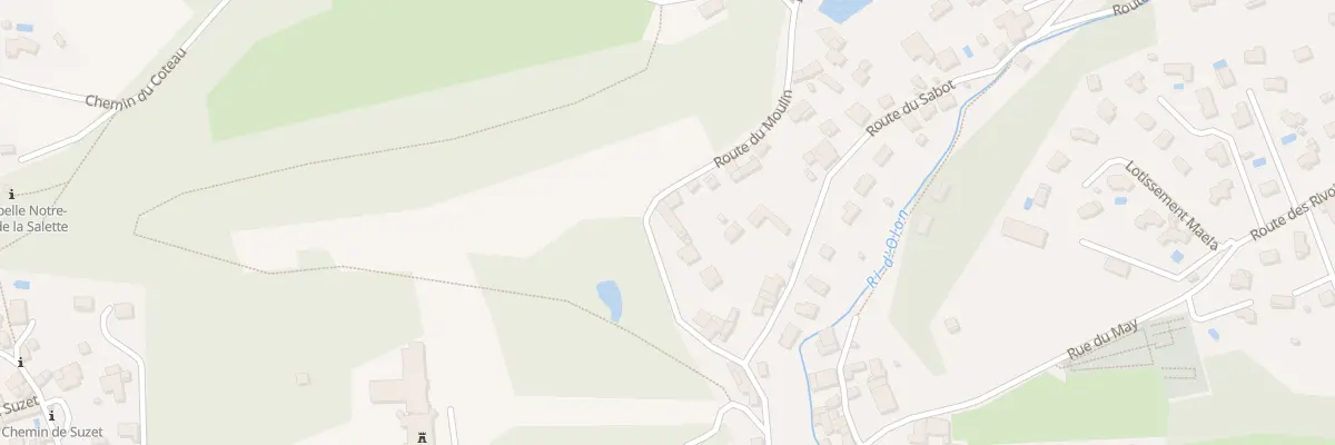 Plan du 100 Rte du Moulin à Vourey