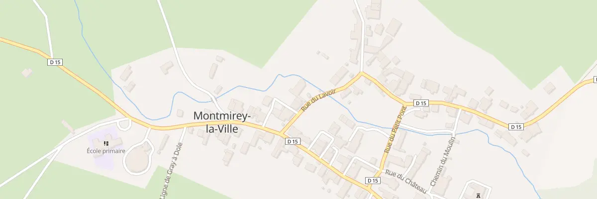 Plan du 5 Rue du Lavoir à Montmirey-la-Ville
