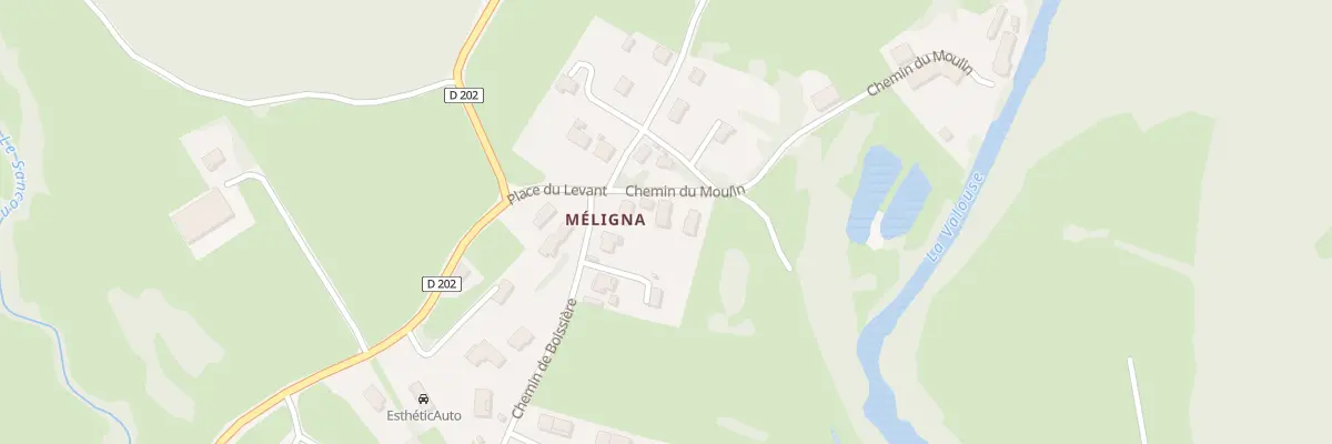 Plan du 2 Che du Moulin à Thoirette-Coisia