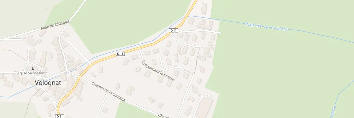 Plan du 6A Lot la Prairie à Nurieux-Volognat