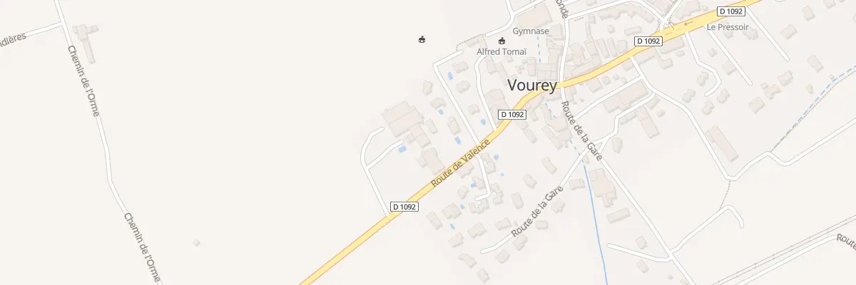 Plan du 190 Rte de Valence à Vourey