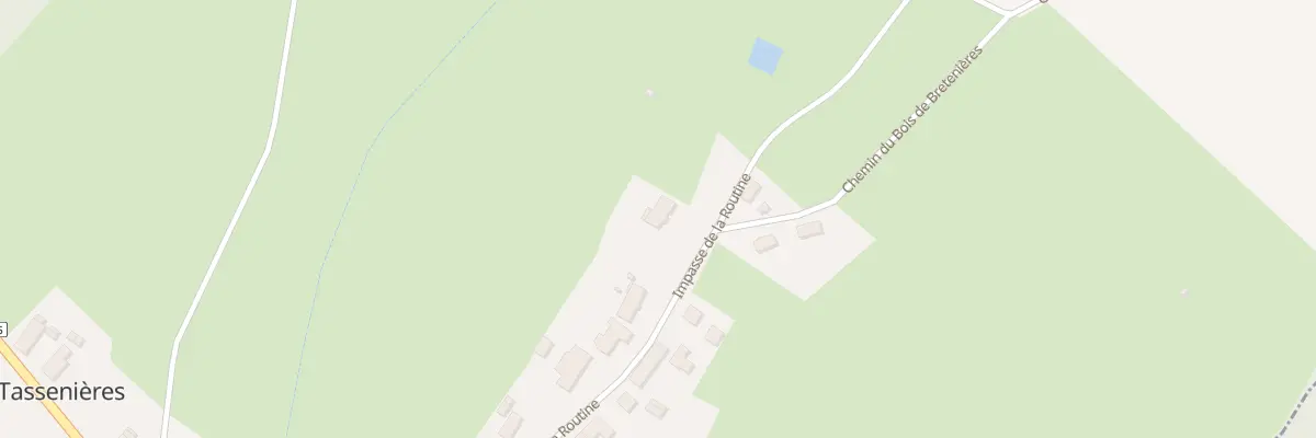 Plan du 25 Imp de la Routine à Tassenières